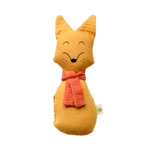 Apunt Barcelona – Hochet en coton bio – Renard