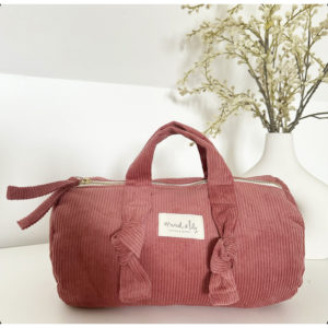 Marcel & Lily – Trousse de toilette polochon – Vieux rose
