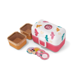 Monbento – Boîte bento pour enfant – Rose birds