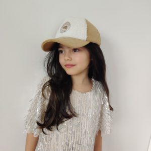 Poule Party – Casquette Velours Côtelé Enfants/Adultes – Marron et Beige (Copie)