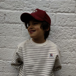 Poule Party – Casquette Velours Enfants/Adultes – Bordeaux