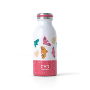 Mon Bento – Gourde isotherme enfants 350 ml – Rose Birds