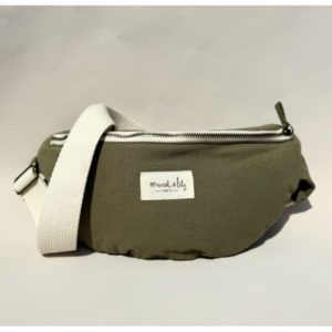 Marcel et Lily – Sac Banane en coton – Kaki