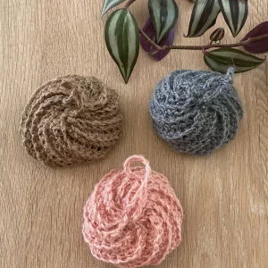 Kalli confection – Eponge Tawashi lavable 100% chanvre