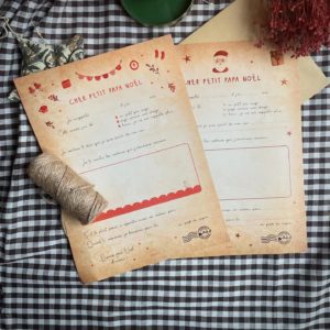 Papier Poetic – Lettre au Père Noël